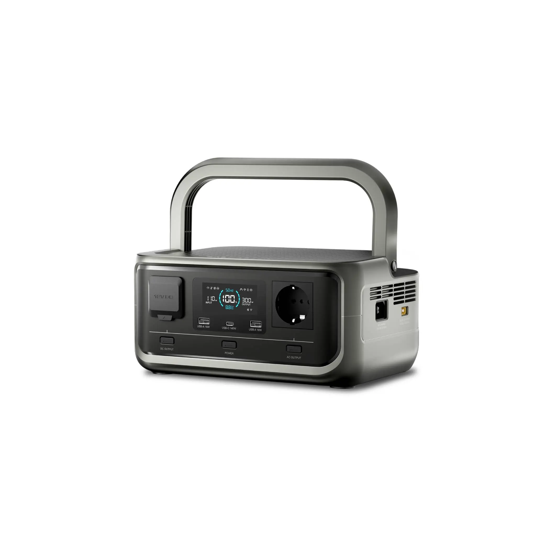 Estação de energia portátil ALLPOWERS P300 com capacidade de 256 Wh e potência de 300W